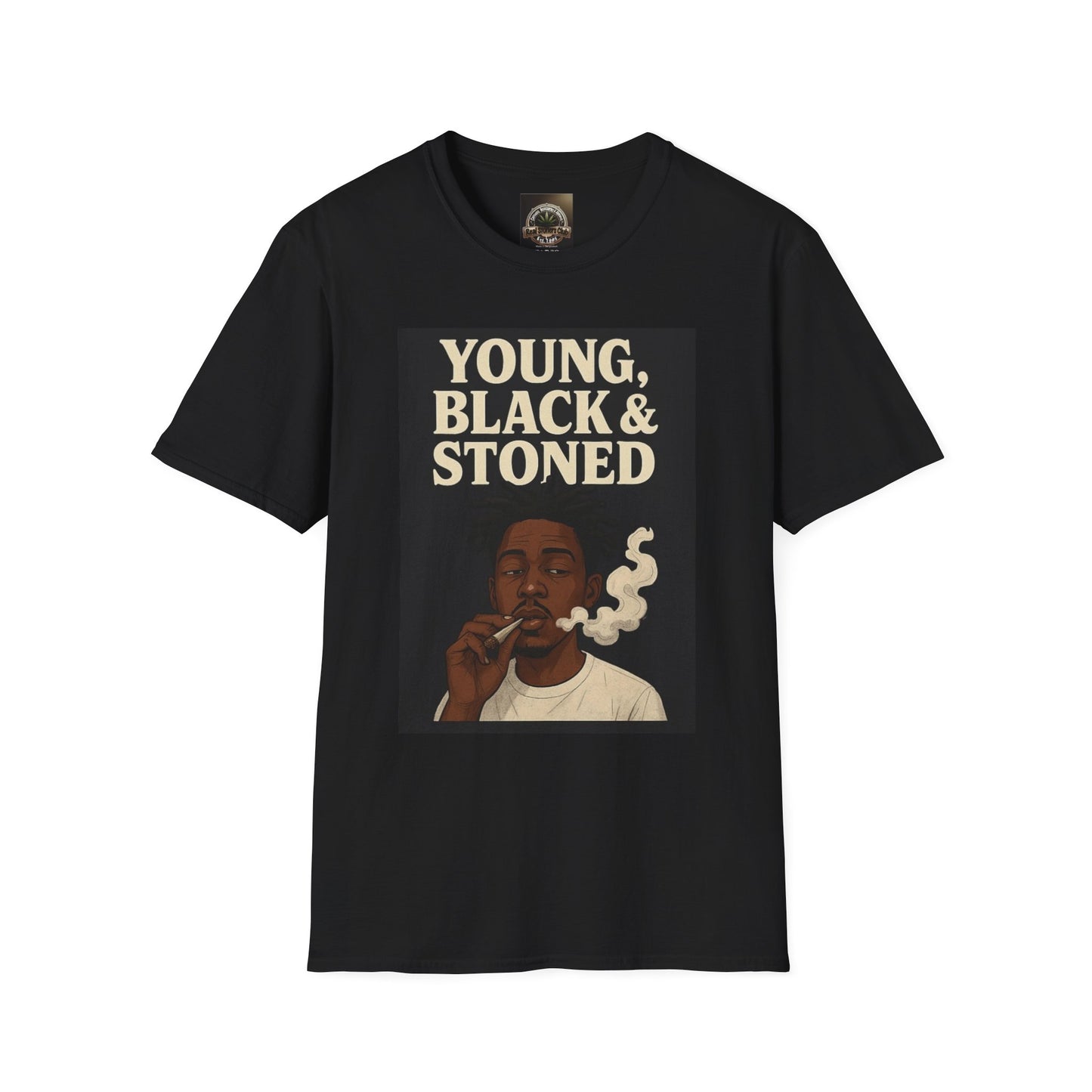 Young, Black & Stoned Unisex Softstyle T-Shirt | Casual Streetwear, Graphic Tee, Gift for Culture Enthusiasts, 420 Celebrations, [...]