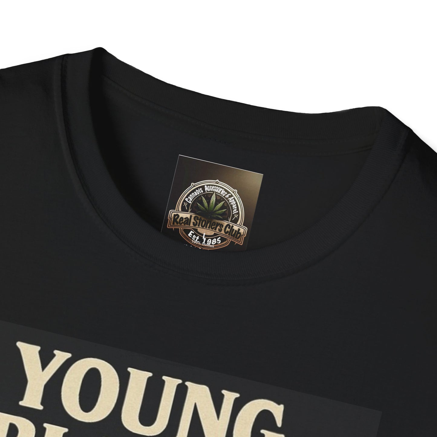 Young, Black & Stoned Unisex Softstyle T-Shirt | Casual Streetwear, Graphic Tee, Gift for Culture Enthusiasts, 420 Celebrations, [...]